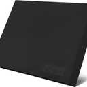 Professional Foam Balance Pad, Large Balance Pads for Physical Therapy, Foam Balance Board for Rehabilitation Stability Workout Knee and Ankle Exercise Strength Training (L(15.7x12.99x2in), Black)