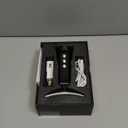 2025 Upgraded Facial Neck Massager Portable Charging Dock - 3 Heat Settings, Vibrating Face Massage, 9-Color LED Light & 72Hrs Battery | Home Spa Travel Skincare - Black