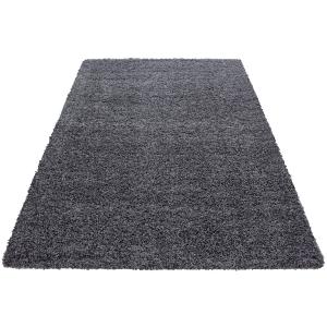 Fluffy Dark Grey Rug Living Room Are Non-Slip Washable Rugs
 72x20Inch