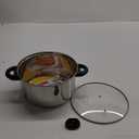 GoodCook Classic Stainless Steel 5-Quart Dutch Oven with Tempered Glass Lid, Silver