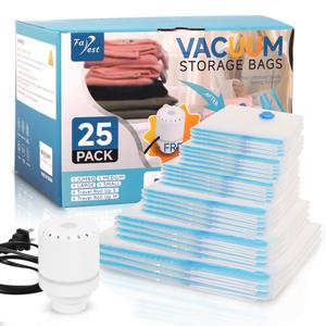 Vacuum Storage Bags with Electric Pump - Space Saver Bags for Clothes, Bedding, Comforters, Pillows, 3 Jumbo, 3 Large, 3 Medium, 3 Small, Travel & Home Organization, With Electric Vacuum Pump