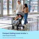 Graco Ready2Jet Compact Stroller Compact Travel Stroller with Automatic Fold Lilac Mod