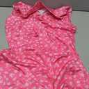 Cucuchy Style Womens Polo Tennis Golf Dresses with Shorts Sleeveless Zip Up Athletic Dress (Pink, L)