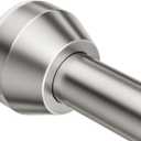 TEECK Shower Curtain Rod, 32-79 inch Adjustable Tension Spring, 1 Inch Shower Curtain Rod Tension, Anti-Slip, Rust-Proof, No Drilling, for Bathroom, Nickel