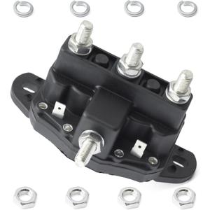 118246 Dual-Polarity Reversing Solenoid 12v with Silver/Bronze Alloy Posts Replacement for Lippert for Keystone RV Hydraulic Leveling Systems and Slide-Outs 214-1231-A61-06, 241-1231-A61