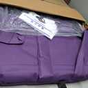 Extra Wide Stadium Seats With Back Support 2 Pack, Exclusive New Bleacher Chairs With Back and Cushion Folding Stadium Chairs, 6 Reclining Positions Waterproof Bleacher Seats (Extra Wide|25" Purple)