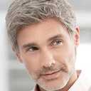 Sallcks Mens Short Grey Wig Natural Layered Costume Halloween Wigs Synthetic Heat Resistant Hair Replacement Wigs for Male Guys
