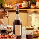 2 x IMIKEYA 2Pcs Decorative Rose Wine Bottle Stoppers Reusable Cork Wine Stoppers Leak Proof Cap for Party Wedding Home Bar Use