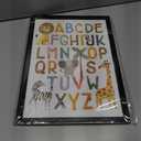 Alphabet Poster Nursery Wall Art: Kids Wall Art Animal Pictures Safari Nursery Decor for Classroom Playroom Wall Hanging Paintings 12"x16",ABC Alphabet Boy Girl Children Room Decor