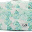 Kinmac 360 Heavy Duty Protective Laptop Computer Sleeve case Bag Cover with Handle for MacBook Pro 14 inch,14 inch-14.4 inch HP Lenovo Dell ASUS Acer Laptop (Green Leaf)