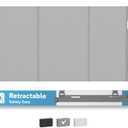 Baby Proof Me Retractable Baby Gates for Stairs & Doorways - 71 Wide Mesh Safety Gate for Toddlers, Dog & Pets - Use for Indoor/Outdoor, Hallways, Deck, Porch - Easy Installation, Secure Closure