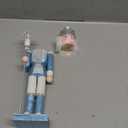 PASOLABE Blue Nutcracker Figure 12 Inch Christmas Nutcracker Ornaments Traditional Wooden Nutcracker for Festival Party Decorations (King)