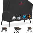 Comnova Griddle Cover for Blackstone 22 Inch 17 Inch Griddle with Hood and Stand - 600D Flat Top Grill Cover for Blackstone 22" 17" Griddle on Stand and 22" Adventure Ready, Heavy Duty & Waterproof