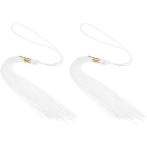 PATIKIL Graduation Cap Tassel, 2 Pcs, White, Polyester, Graduation, Occasion