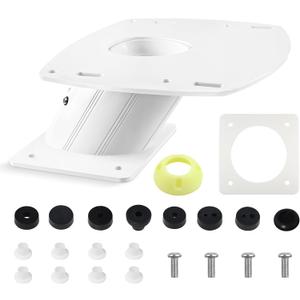 APT-F-150-01 Aluminum Radar Mount 6" Forward Leaning Compatible with Garmin Raymarine Simrad Radomes