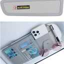 Right Side Sun Visor Fits for 2006-2011 Civic Light Gray with Storage Bag Fits 83280-SNA-A01ZA 83230-SNA-A01ZC