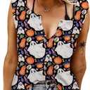 American Flag V Neck Tank Tops Women USA Sleeveless 4th of July Tops Patriotic Vest Veterans Memorial Day Tops (Small)