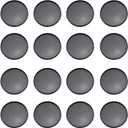 12PCS Bookbinding Discs 2 inch Plastic Loose Leaf Folding Tray Buckles Planner Binding Rings for Organising Loose Leaf Scrapbooking Memo Filing Paper Documents Black