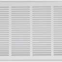 Howeall 20"W x 12"H [Duct Opening Size] Steel Return Air Filter Grille - Removable Face/Door for 1 inch Filters -HVAC Vent Cover Grill - White [Outer Dimensions: 22 5/8"W X 14 5/8"H]