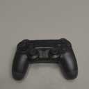 Quevati Wireless Controller for PS-4, Dual Vibration Game Joystick/Motion Sensing/Touchpad/Speaker/3.5mm Audio Jack Headphone, Upgraded Six-Axis Sensor, Compatible with PS4/Slim/Pro Console/PC, Black