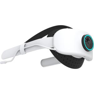 BUSQUEDA Elite Strap with Battery for Oculus Quest 2,8000mAh Extend 9hrs Playtime,Fast Charging VR Power,Counter Balance&Adjustable Head Strap for Enhanced Support and Comfort in VR