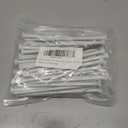 WenSilon(30 PCS) 1/4" x5 White Concrete Screw Anchor White Flat Head for Anchoring to Masonry, Block or Brick Stucco
