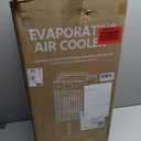 Portable Windowless Air Conditioners, 3-IN-1 Swamp Cooler, Evaporative Air Cooler, 6 Speeds & 3 Modes, 3-Gal Water Tank for Cooling, 20 FT/S Remote Control, Portable Air Cooler for Indoors