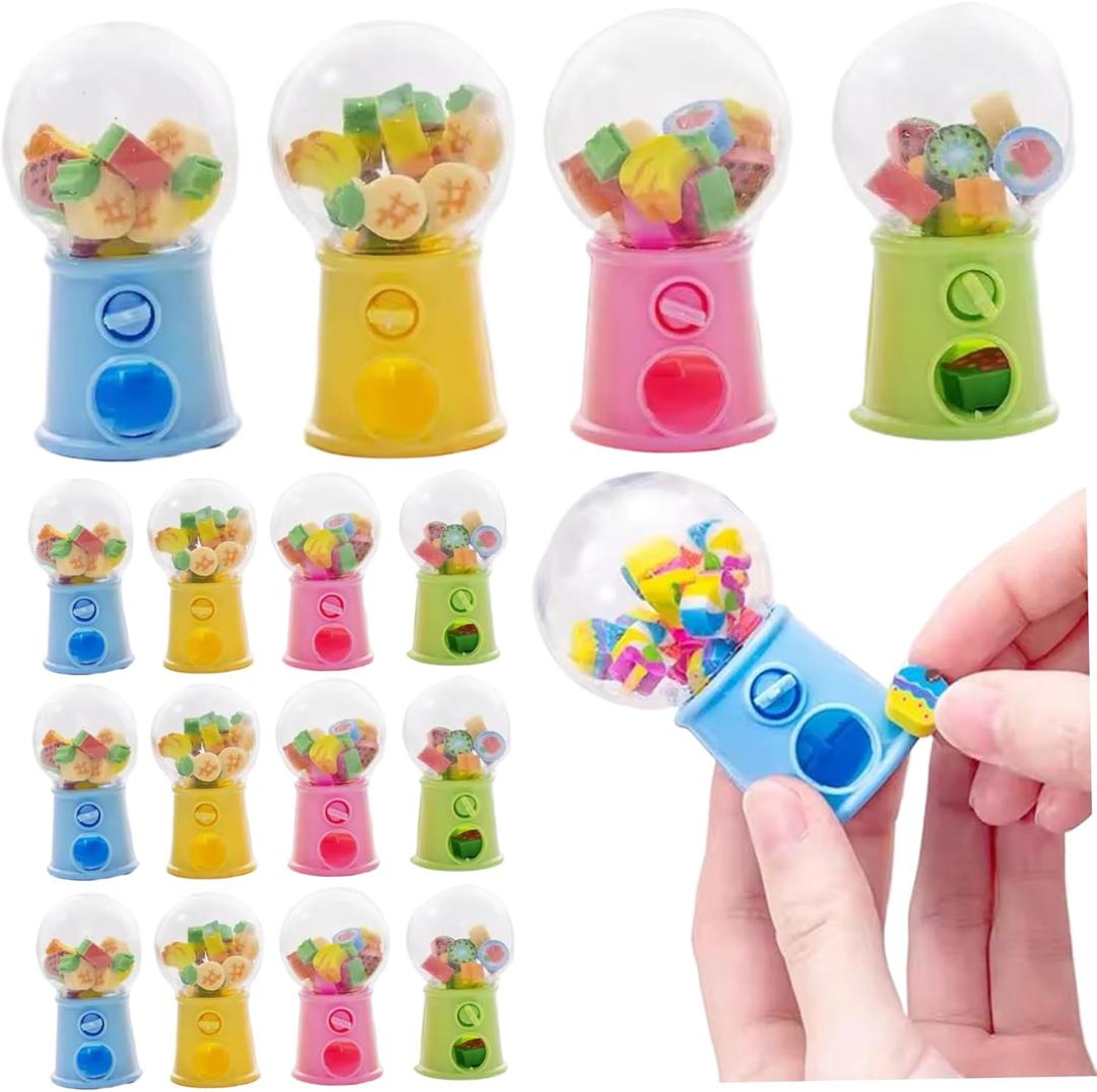 16  Pcs Fruit Scented Erasers Bulk Fun Assortment Erasers Gifts for Rewards