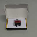 EZDIY-FAB PCIe 5.1 Adapter - 600W 12+4pin, 16pin 12VHPWR GPU Power Connector, 12V-2x6 GPU Adapter,180 Degree Right Angle - Compatible with RTX 3090Ti, 4070Ti, 4080, 4090 GPU - RVS Type, Red, 1 Pack