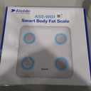 Alcedo Smart Body Fat Scale, Digital Scale with BMI, Fat Percentage, Muscle Mass, Color-Changing with Weight Variation, 400 lb, Bluetooth