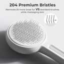 2 x Self Cleaning Slicker Cat & Dog Brush - Skin Friendly Shedding Grooming Tool for Pets, Pet Supplies Accessories, Deshedding Comb for Short Long Haired Kittens, Massage Function to Removes Loose Fur