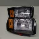 Halogen Headlights for 1993 Up Club Car Ds Passenger and Driver Side Factory Style OEM 101988002 101988001 Replace 12V Head Lights Kit Assembly