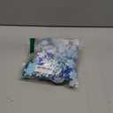 500 Pieces Snowflake Glitter Foam Stickers - Assorted Blue and White Snowflake Snow Shape Foam Stickers Self-Adhesive for Kids Crafts Christmas Winter Holiday Decorations Party Favor Supplies