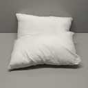 EDOW Throw Pillow Inserts, Set of 2 Lightweight Down Alternative Polyester Pillow, Couch Cushion, Sham Stuffer, Machine Washable. (White, 12x20)