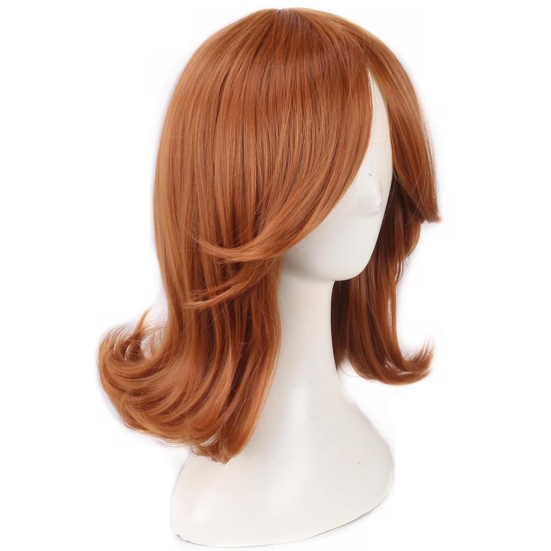 Cosplay Wig For Women Adult Princess, 50s 60s 70s Retro Brown Flip Bob Wigs, Party For Christmas Halloween