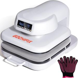 Heat Press Machine for T Shirts, 15"x15" Auto Shirt Press Machine w/ 4 Memory Modes, 15 Mins Auto-Off, Precise Temp/Timer Control, Fast Even Heat for Sublimation, HTV, Heat Transfer Projects