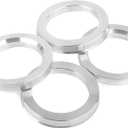 2 x BRONEVO 56.1 to 73.1 Hub Centric Rings,ID=56.1mm OD=73.1mm,Aluminium Alloy Wheel Center Rings Hubrings Pack of 4