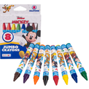 Micky Mouse Coloring Set - Bundle with 8 Jumbo Markers and 8 Jumbo Crayons and Stickers | Disney School Art Supplies for Kids