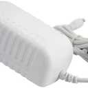Alexa Dot Power Cord Replacement for Dot 3rd Generation/Dot 4th/Kids Edition/TV Cube/Show 5/C78mp8/GP92NB Charger, Dot with Clock Speakers 15W Black Adapter 6.6ft (White)