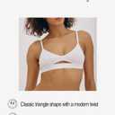 Organic Basics Women's Soft Touch Triangle Bralette (White)