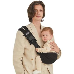 GOOSEKET 365 Toddler Carrier, 100% Cotton, Lightweight, EasytoUSE, Portable, Suitable from 648 Months, Supports UP to 44LBS (Black)