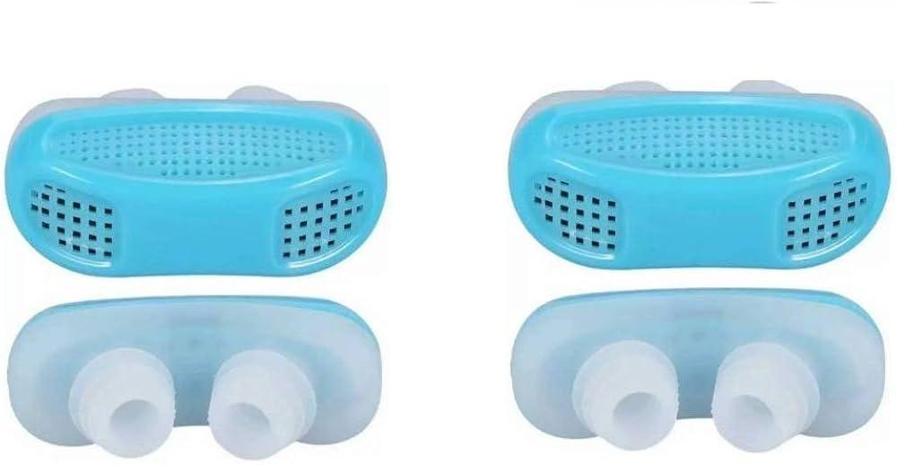 Deriz Pack of 2 Snore Stopper Device | Anti Snoring & Air Purifier 2 in 1 Sleep Apnea Machine for Men & Women | Improves Nasal Health | Breath Easy & Sleep Quiet