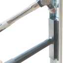 LAJIAOZ Garage Door Vertical Track Repair Tool Set, Anvil Tools for Garage Door Track Maintenance, Exclusively for 2-inch Roller Track Rail Systems Replacement