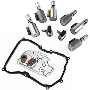 09G321370 09G 325 429A 09G 8pcs Transmission Solenoid Valve Filter Gasket Kit Set Compatible with V-W Beetl-e Jett-a Rabbit Gol-f 2.5