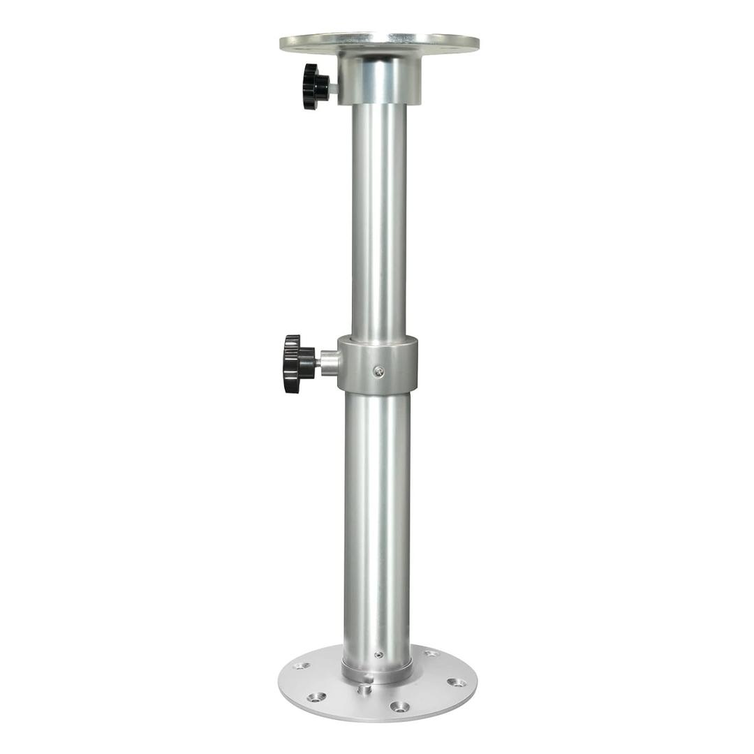 Adjustable Table Pedestal Detachable Table Base Stand Leg Base Mount Frame 17.827.2 inch Aluminum Alloy Table Base Kit for RV Boat Yacht (2#)