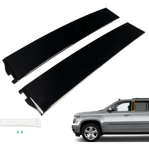 926-243 926-244 Rear Door B Pillar Trim (Pair) Fits for 2015-2018 Chevy Suburban Tahoe, GMC Yukon/XL, Cadillac Escalade/ESV | for 2016-2018 Suburban 3500 HD | Left & Right Rear Door Pillar Molding