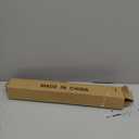 Curtain Rods for Windows 28 to 48 inch, 5/8 inch Black Curtain Rod Set with Brackets, Splicing Adjustable Metal Drapery Rod for Bedroom, Kitchen, Living Room, Matte Black