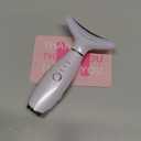 7 Color Neck Face Massager - Facial Massager Tool for Skin Care at Home, Vibrating Face Massager with Thermals, Galvanic Machines White