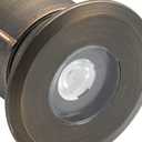 Kichler 12V MR8 Recessed In-Ground Basic Trim Centennial Brass, 2.00x3.00x2.00