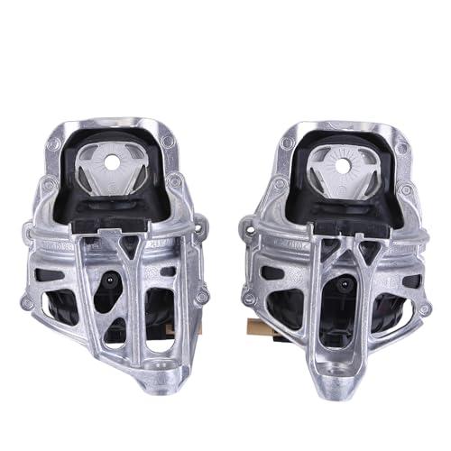 Front Engine Mount Kit Left with Sensor Wire 2 Pcs Compatible with Audi A4 A4 Quattro A5 Quattro Q5 L4 2.0L V6 3.0L 2017-2020 Replace 4M0199371FC 4M0199371FJ 4M0199371FG 4M0199372FC 4M0199372FJ